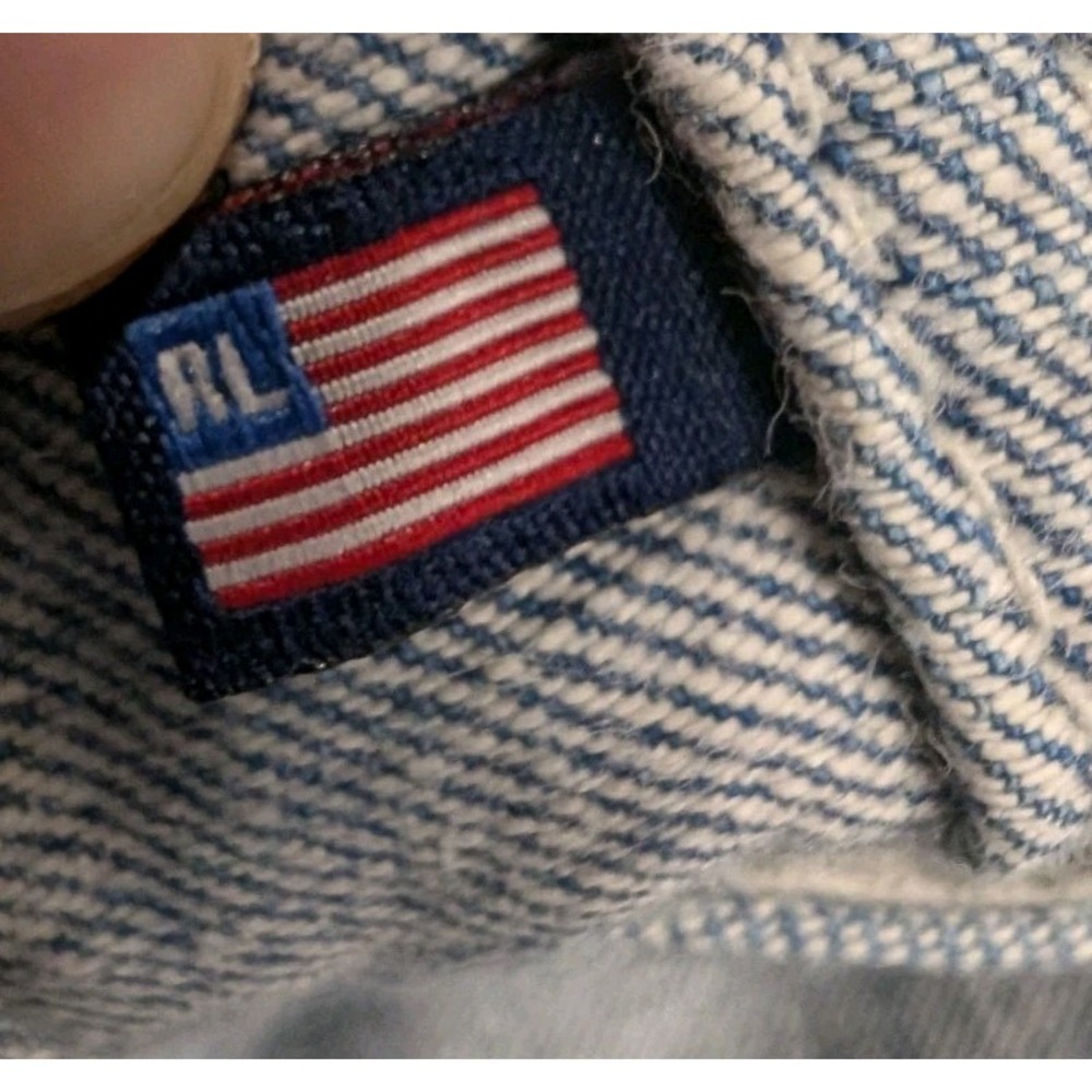 VINTAGE Polo Jeans Co Ralph Lauren 67 Bootcut Jeans Womens 12 Utility Clasp Y2K - Picture 13 of 16